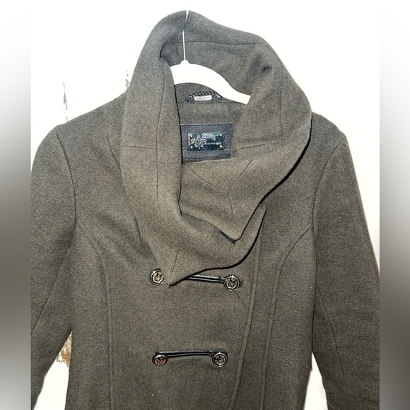 Mackage Wool Double Breasted Military Coat - Picture 7 of 7